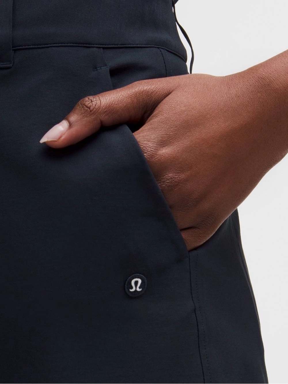 NWT Lululemon stretch twill golf short 5” in true navy, size 26, retails at $98